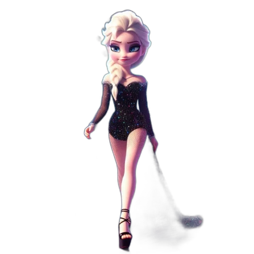 dress, staff, cartoon, concept art, 3d render, fantasy art, animated, female transparent PNG cut-out