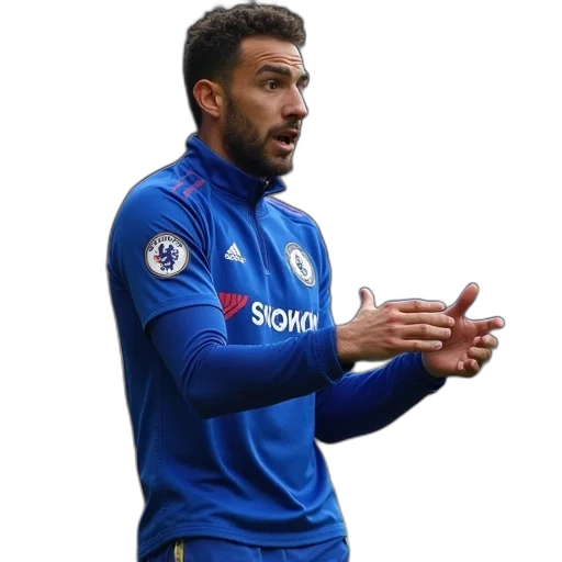 jacket, antonio, sanzio, gestures, sideline, during, his, chelsea transparent PNG cut-out