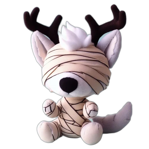 creature, animal, staff, mask, 3d render, concept art, fantasy art, pixel art transparent PNG cut-out