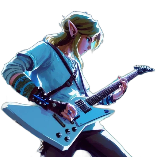 weapon, jacket, staff, sword, concept art, pixel art, fantasy art, vaporwave transparent PNG cut-out