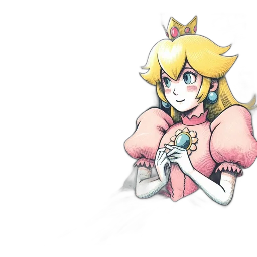 crown, dress, weapon, robot, pixel art, concept art, watercolor, anime transparent PNG cut-out