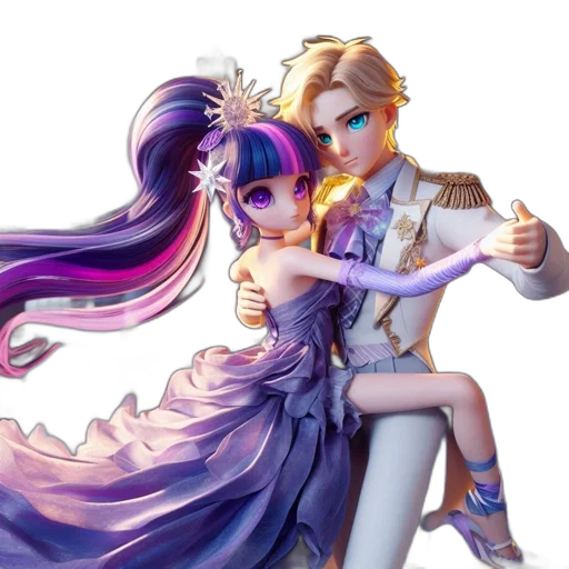 fantasy art, vaporwave, concept art, pixel art, pastel, colorful, two, animated transparent PNG cut-out