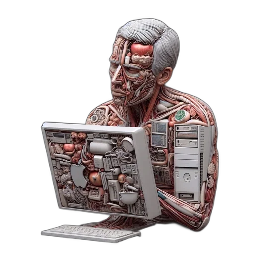 robot, furniture, face, cyberpunk, 3d render, concept art, life-sized, sculpture transparent PNG cut-out