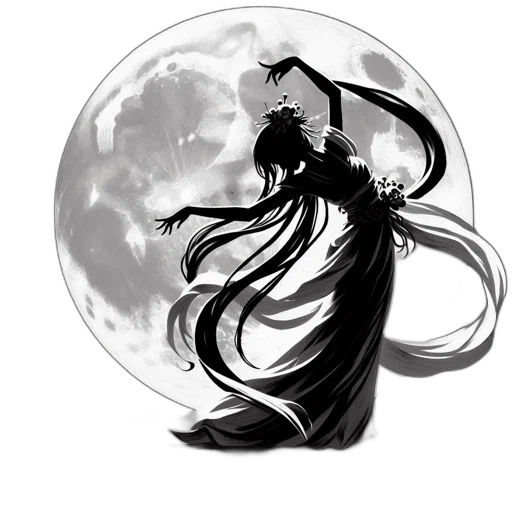 mask, dress, staff, dragon, fantasy art, concept art, anime, comic book art transparent PNG cut-out