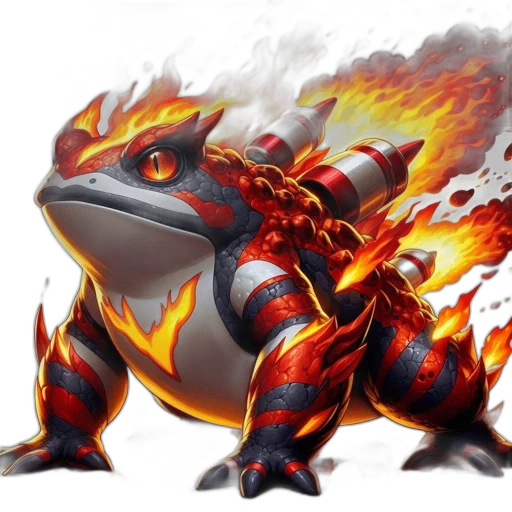 dragon, weapon, concept art, fantasy art, pixel art, comic book art, fire, fantastical transparent PNG cut-out