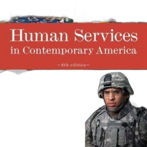 cover, human, services, contemporary, america, 8th, edition, features transparent PNG cut-out