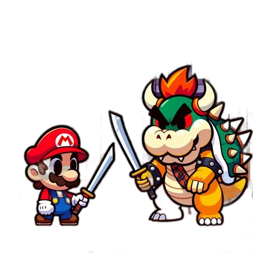 weapon, staff, pixel art, concept art, 3d render, fantasy art, fire, mario transparent PNG cut-out