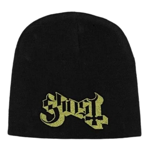 hat, crown, black, beanie, gold, embroidered, logo, featuring transparent PNG cut-out