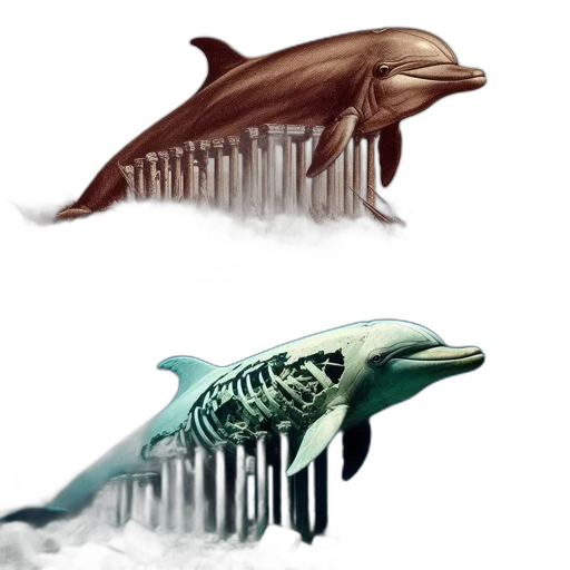 animal, creature, concept art, 3d render, fantasy art, photorealistic, monochrome, green transparent PNG cut-out