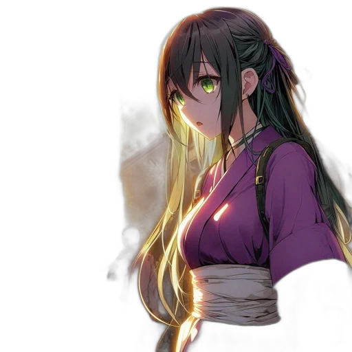 staff, dragon, dress, weapon, fantasy art, anime, concept art, photorealistic transparent PNG cut-out
