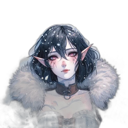 face, mask, creature, staff, watercolor, fantasy art, concept art, pixel art transparent PNG cut-out