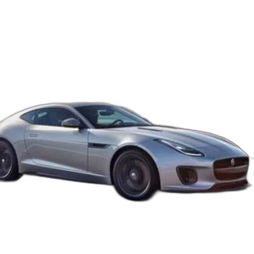 car, 3d render, photorealistic, concept art, sleek, silver, jaguar, f-type transparent PNG cut-out