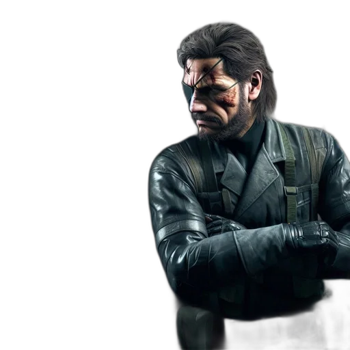 jacket, face, weapon, mask, concept art, 3d render, photorealistic, cyberpunk transparent PNG cut-out