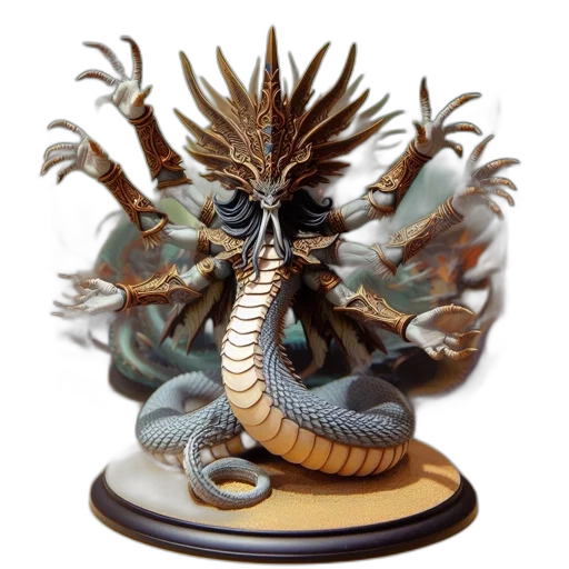 dragon, creature, crown, fantasy art, 3d render, concept art, photorealistic, golden-silver transparent PNG cut-out