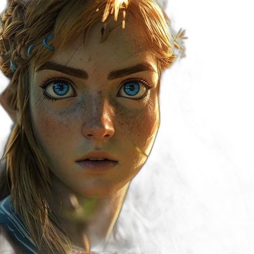 face, dragon, concept art, photorealistic, fantasy art, 3d render, blue, golden transparent PNG cut-out