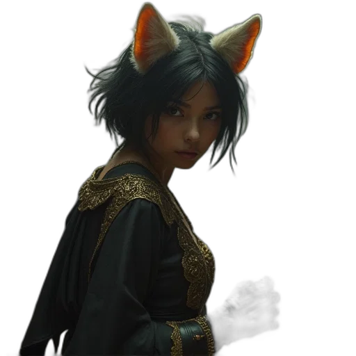staff, face, mask, fantasy art transparent PNG cut-out