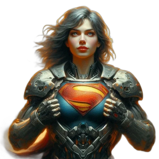 face, comic book art, concept art, fantasy art transparent PNG cut-out