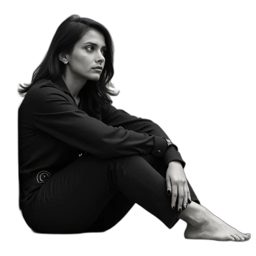 jacket, jewelry, staff, face, photorealistic, pencil sketch, concept art, monochrome transparent PNG cut-out