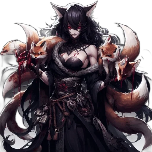 dragon, staff, fantasy art, concept art, comic book art, anime, dark, monochrome transparent PNG cut-out