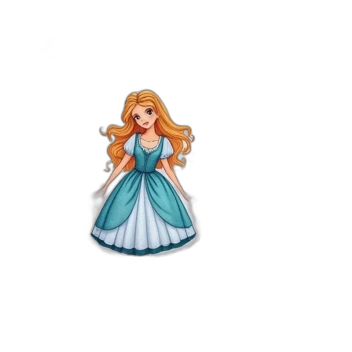 dress, jewelry, staff, pixel art transparent PNG cut-out
