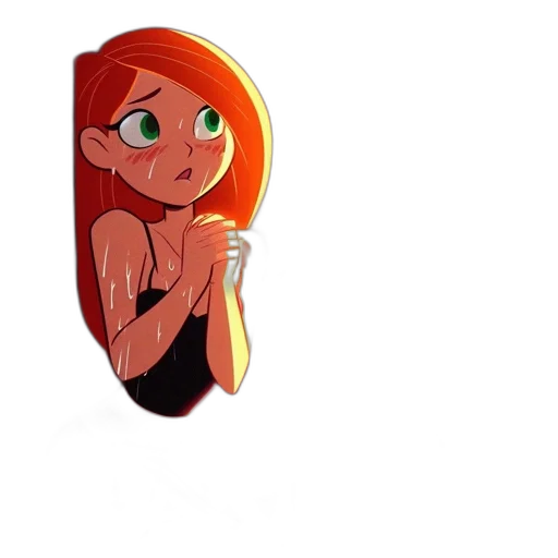 dress, jewelry, creature, cartoon, concept art, pixel art, watercolor, underwater transparent PNG cut-out