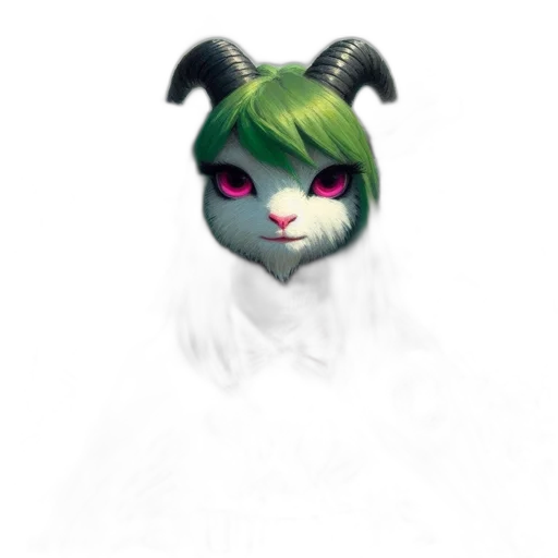 mask, creature, face, staff, concept art, pixel art, fantasy art, 3d render transparent PNG cut-out