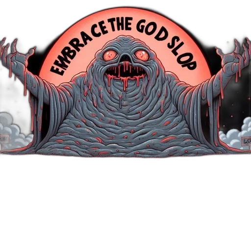 creature, concept art, comic book art, cartoon, ominous, setting, towering, glowing transparent PNG cut-out