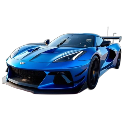 car, dragon, weapon, photorealistic, 3d render, concept art, blue, second transparent PNG cut-out