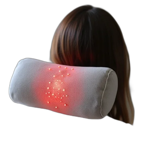 cyberpunk, massage, pillow, back transparent PNG cut-out