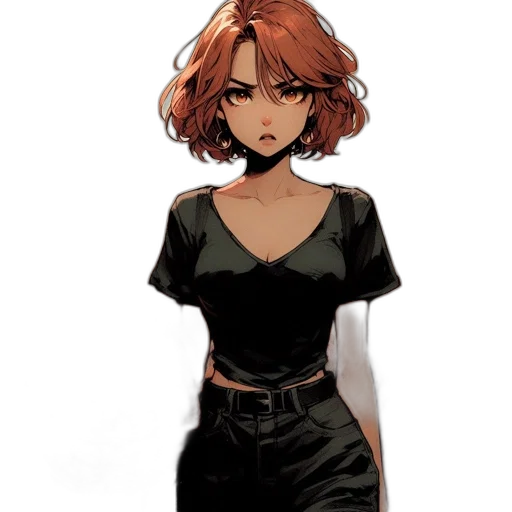 dress, jacket, face, staff, concept art, comic book art, watercolor, cartoon transparent PNG cut-out