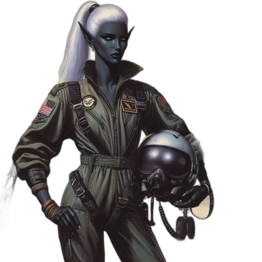 jacket, robot, concept art, cyberpunk, comic book art, fantasy art, outer space, blue transparent PNG cut-out