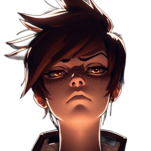 face, staff, mask, robot, concept art, cyberpunk, comic book art, cartoon transparent PNG cut-out