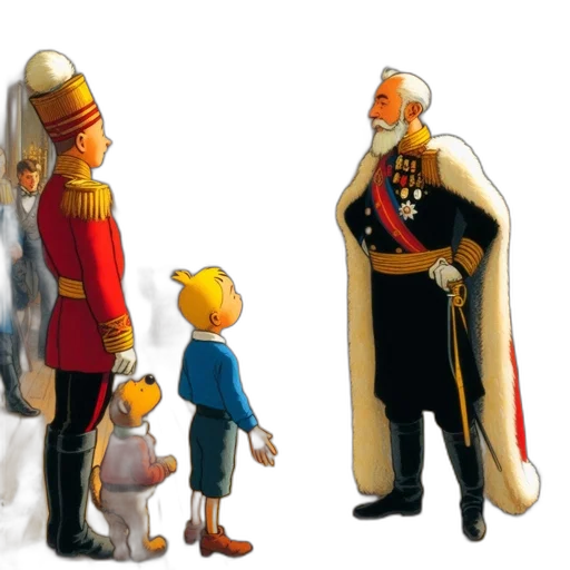 crown, staff, sword, concept art, 3d render, comic book art, cartoon, snow transparent PNG cut-out