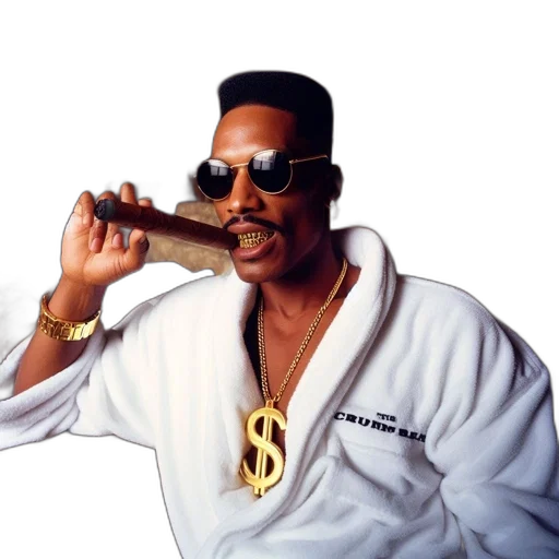 staff, jacket, animal, weapon, man, sunglasses, crunch, blank transparent PNG cut-out