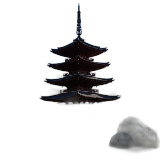 hat, umbrella, crown, building, concept art, 3d render, photorealistic, pixel art transparent PNG cut-out
