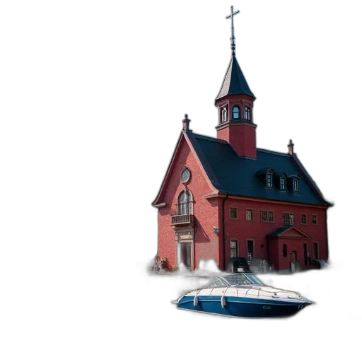 building, car, concept art, 3d render, photorealistic, watercolor, snow, city street transparent PNG cut-out