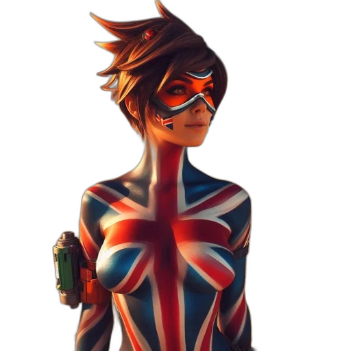 mask, concept art, cartoon, comic book art, fantasy art, female, character, spiky transparent PNG cut-out