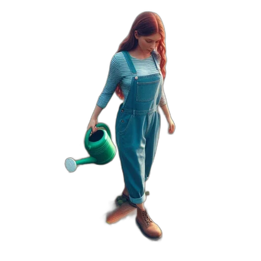 dress, bottle, robot, shoes, 3d render, concept art, vaporwave, young transparent PNG cut-out