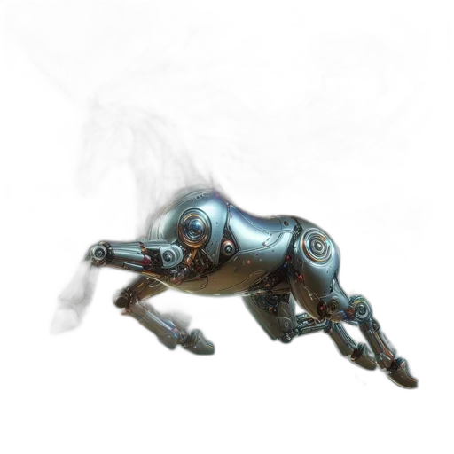 robot, dragon, creature, weapon, concept art, fantasy art, 3d render, cyberpunk transparent PNG cut-out