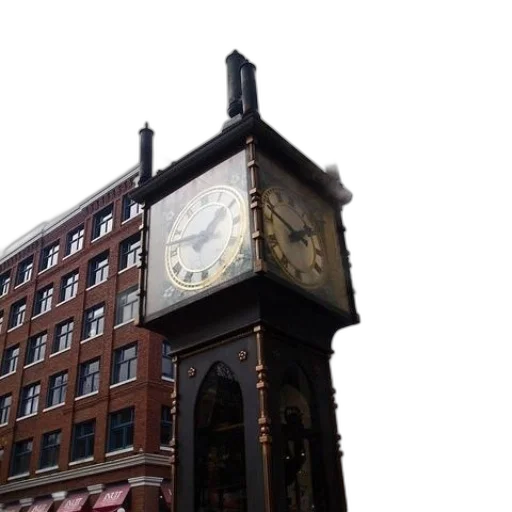 building, furniture, umbrella, face, photorealistic, 3d render, city street, vintage transparent PNG cut-out