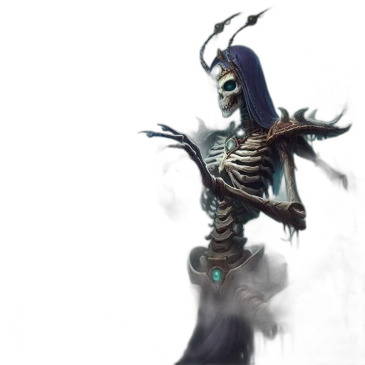 staff, creature, mask, robot, concept art, fantasy art, 3d render, comic book art transparent PNG cut-out