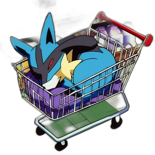 hat, animal, anime, concept art, vaporwave, pixel art, blue, anthropomorphic transparent PNG cut-out