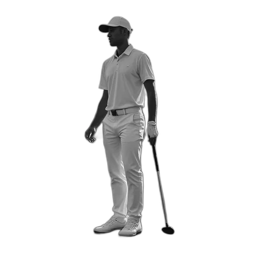 staff, black, white, photograph, man, shirt, cap, holding transparent PNG cut-out