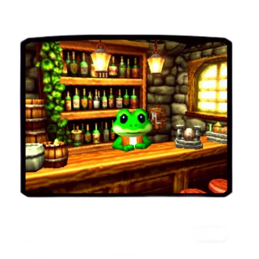 dragon, staff, furniture, bottle, pixel art, 3d render, concept art, fantasy art transparent PNG cut-out