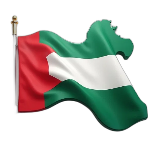kuwait, flag, map, background transparent PNG cut-out