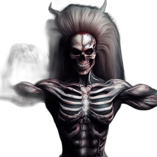 creature, mask, concept art, fantasy art, comic book art, photorealistic, dark, eerily transparent PNG cut-out