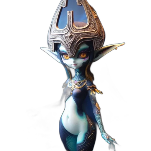mask, staff, jewelry, robot, concept art, fantasy art, 3d render, pixel art transparent PNG cut-out