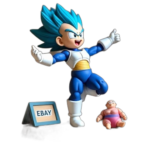 3d render, concept art, pixel art, fantasy art, blue, collectible, figurine, character transparent PNG cut-out