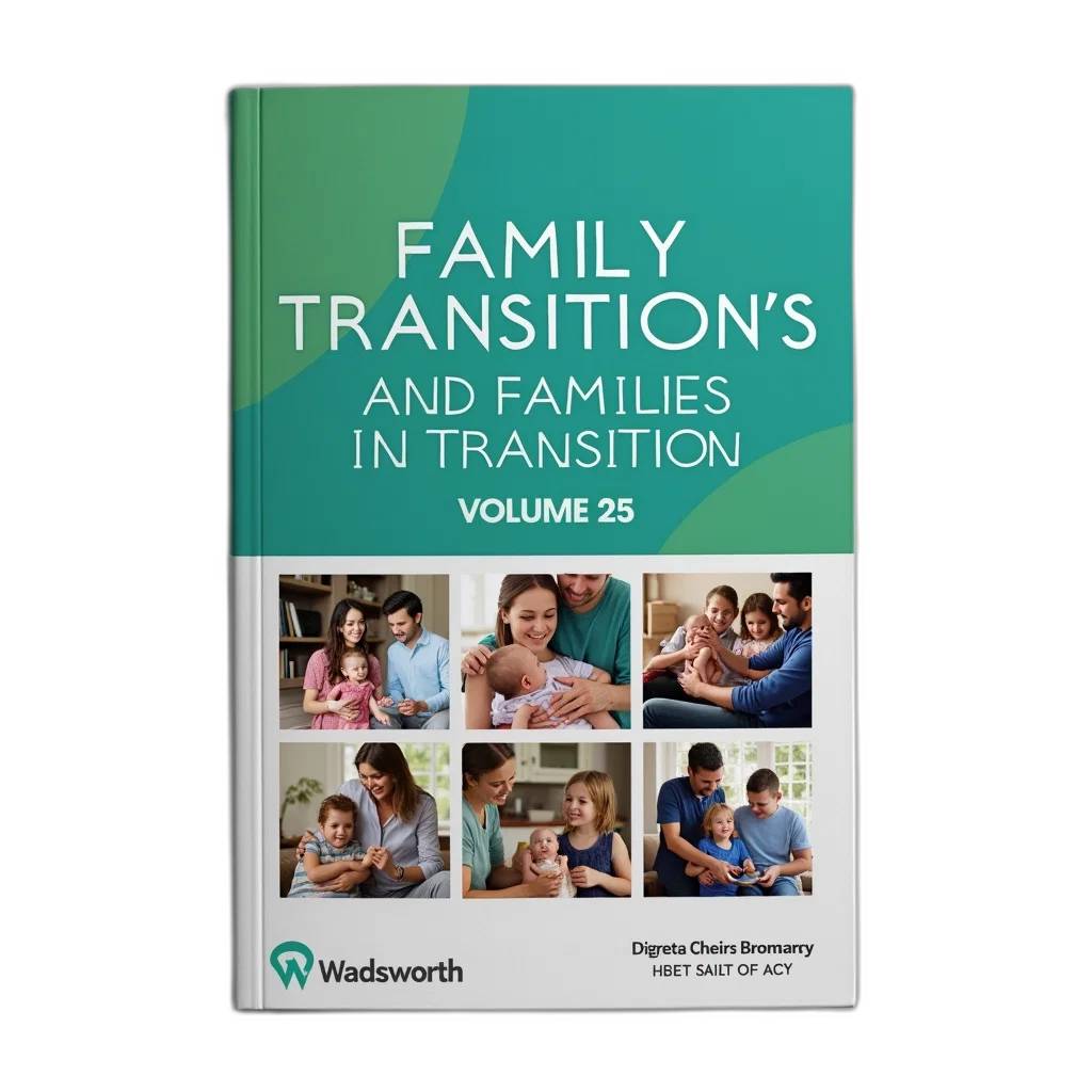 cover, book, family, transitions, families, transition, green, blue transparent PNG cut-out