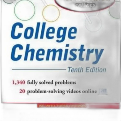 book, cover, college, chemistry, schaum, outlines, featuring, 340 transparent PNG cut-out